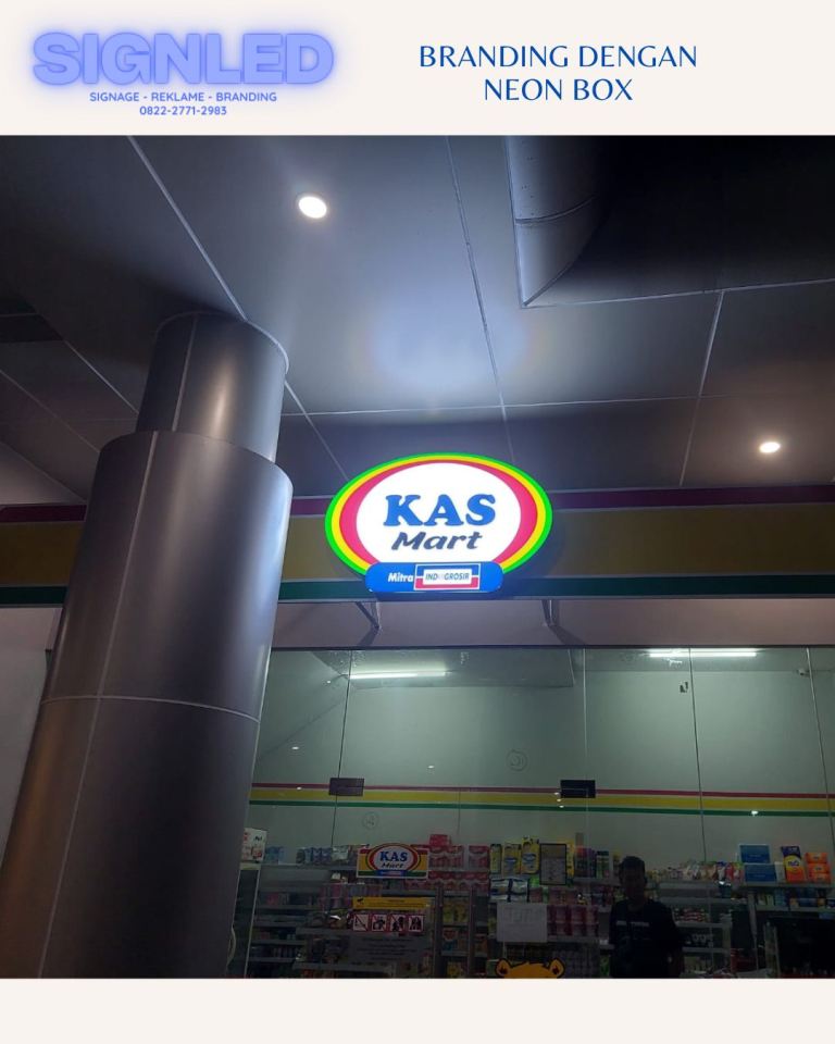 neon box led sebagai media promosi bisnis